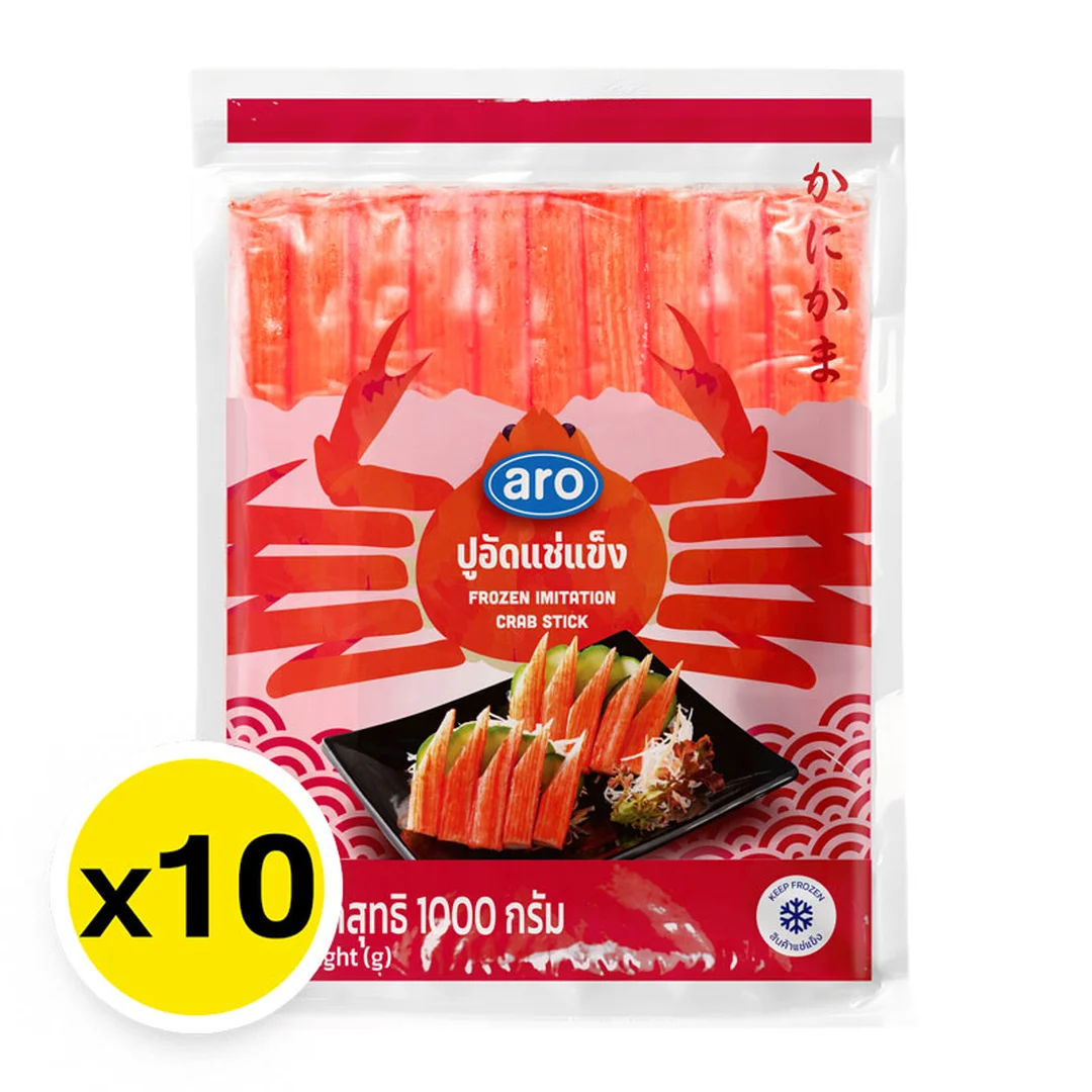 ARO Frozen Imitation Crab Stick 1 carton (1 kg x 10)