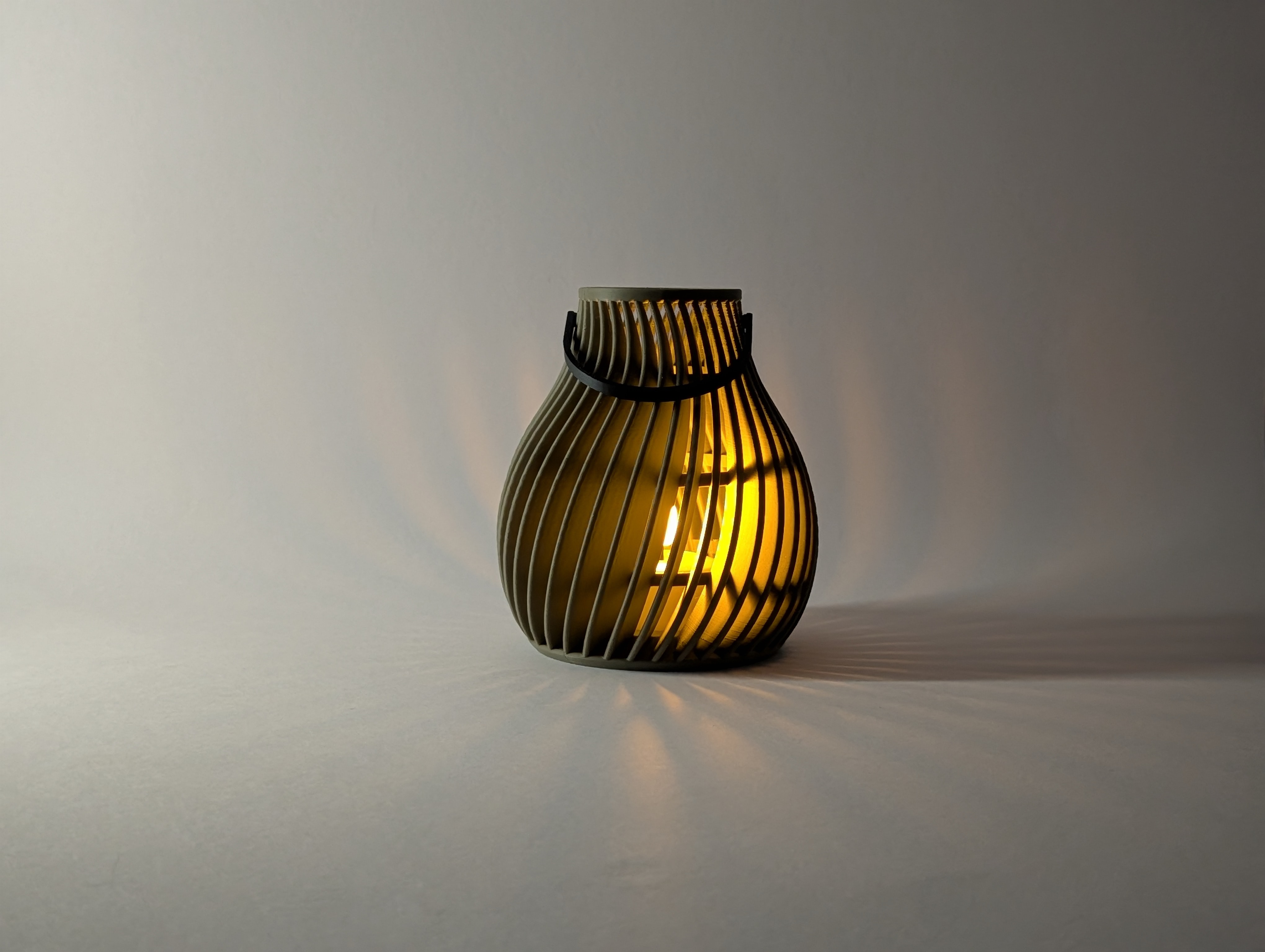 Lantern Tea light holder with Light [3d Printed] MI PRINTS