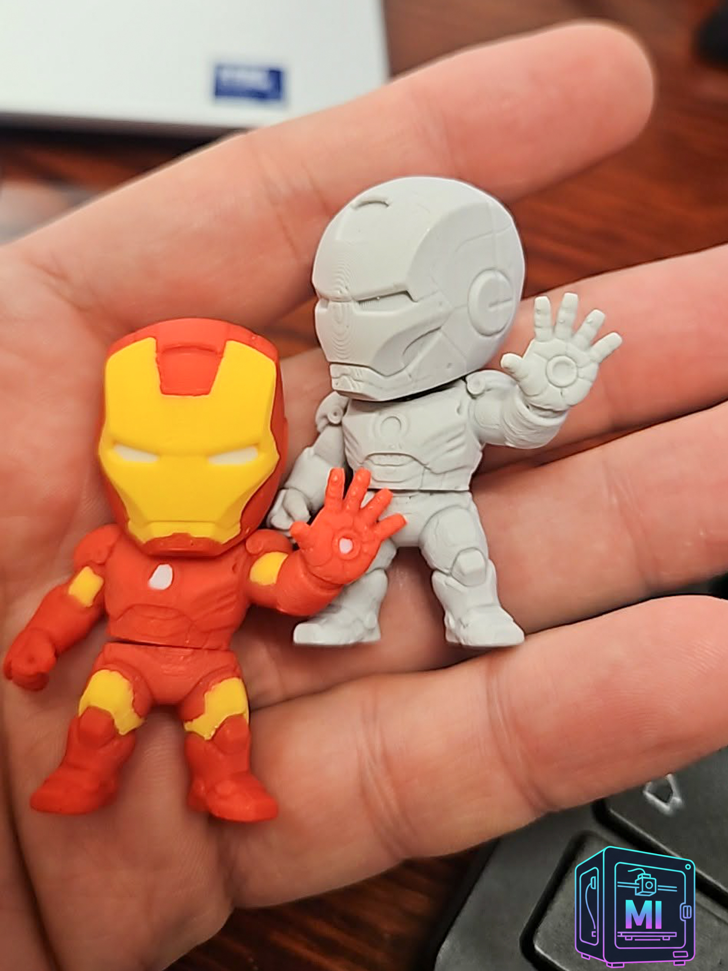 IronMan Miniature Flexi Toy [3d Printed] MI PRINTS
