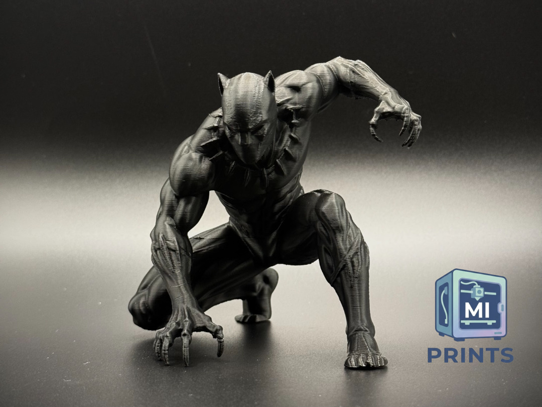 Black Panther Statue Marvel Collectible Figurine [3d Printed] MI PRINTS